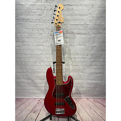 Fender Used 2000 Fender Player Plus Jazz Bass V Candy Apple Red Metallic Electric Bass Guitar