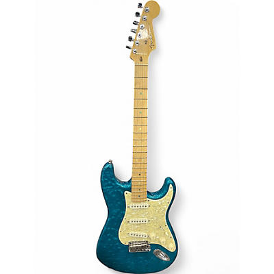 Used 2000 Fender SPECIAL EDITION AMERICAN DELUXE MOTO STRAT MOTO BLUE Solid Body Electric Guitar