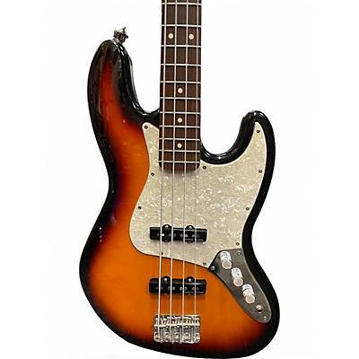 Used 2000 Fender Standard Jazz Bass 2 Color Sunburst Electric Bass Guitar