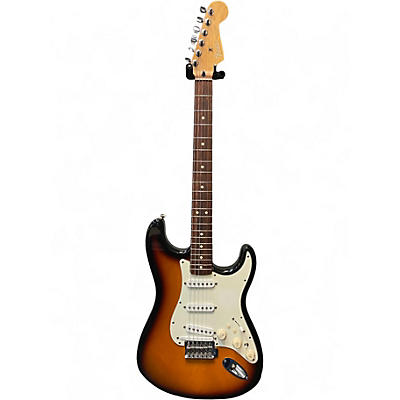 Used 2000 Fender VG Stratocaster 3 Tone Sunburst Solid Body Electric Guitar