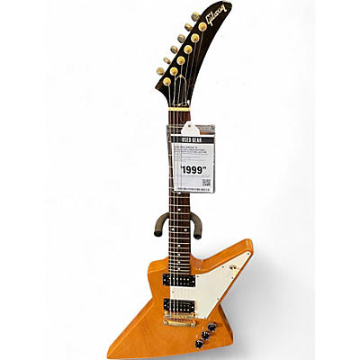 Used 2000 Gibson '76 reissue explorer Natural Solid Body Electric Guitar