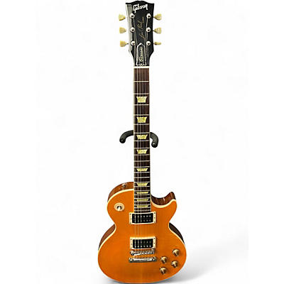 Used 2000 Gibson Les Paul Classic Plus Amber Solid Body Electric Guitar