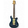 Used 2000 PRS Custom 22 Soapbar 10 Top Whale Blue Solid Body Electric Guitar Whale Blue