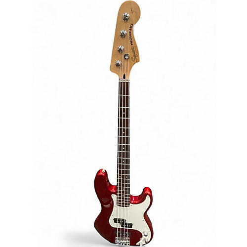 Used 2000 Squier Precision Bass Special Candy Apple Red Electric Bass Guitar Candy Apple Red