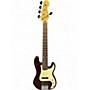 Used 2000 Squier Standard Precision Bass V Special Purple Electric Bass Guitar Purple