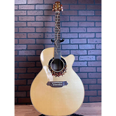 Takamine Used 2000 Takamine Ltd 2000 Natural Acoustic Electric Guitar