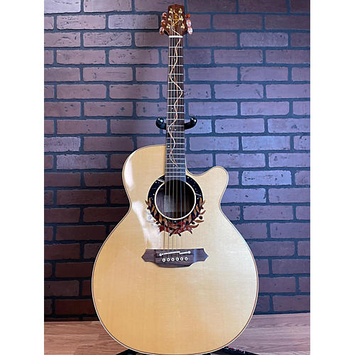 Takamine Used 2000 Takamine Ltd 2000 Natural Acoustic Electric Guitar Natural