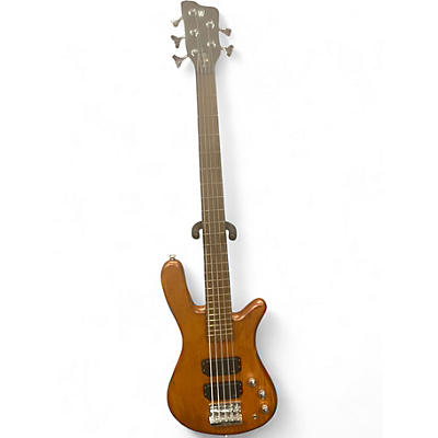 Used 2000 Warwick Streamer Standard 5 German Natural Electric Bass Guitar
