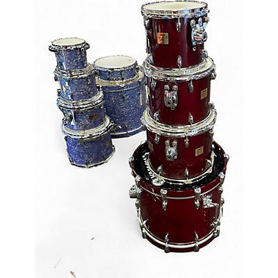 Used 2000 Yamaha 4 Piece CUSTOM MAPLE ABSOLUTE CHERRY RED  Drum Kit