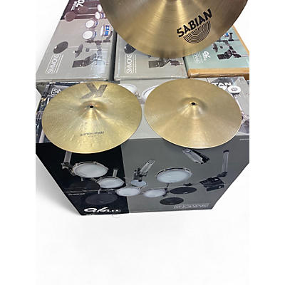 Zildjian Used 2000 Zildjian 14in K HEAVY HIHATS Cymbal