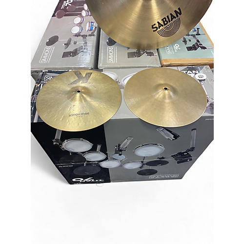 Zildjian Used 2000 Zildjian 14in K HEAVY HIHATS Cymbal 33