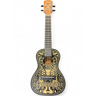 Used 2000s Alvarez GDU26C TATTOO TATTOO GREATEFUL DEAD Ukulele