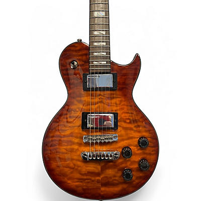 Used 2000s Aria Pro Ii PE-480 2 Color Sunburst Solid Body Electric Guitar