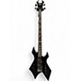 Used 2000s B.C. Rich Warlock JP165 Black Electric Bass Guitar Black