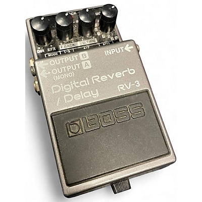 Used 2000s BOSS RV3 Digital Reverb Delay Effect Pedal
