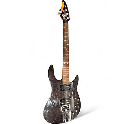 Used 2000s Brian Moore Guitars iM Trans Black Solid Body Electric Guitar