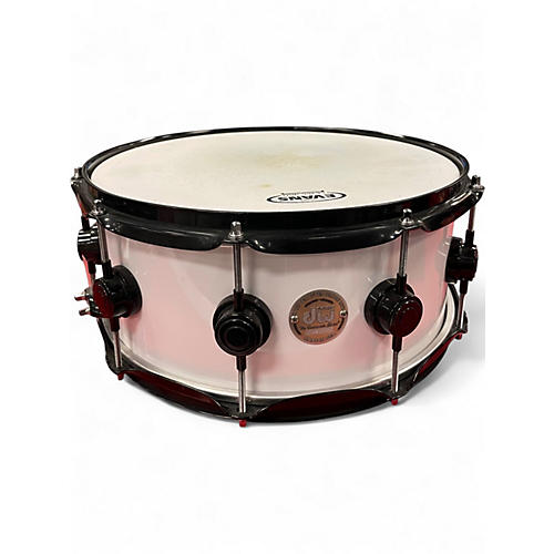 Used 2000s DW 14X6 Ten and Six Collectors Series Maple White w/Black Chrome hardware Drum White w/Black Chrome hardware 212