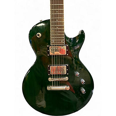 Used 2000s ESP Eclipse II Green Solid Body Electric Guitar