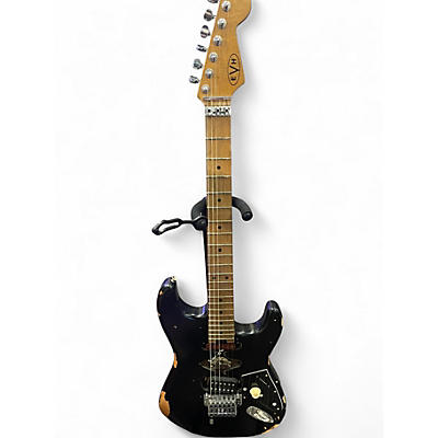 Used 2000s EVH RELIC Black Solid Body Electric Guitar