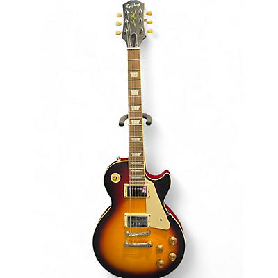 Epiphone Used 2000s Epiphone 1959 Reissue Les Paul Standard Tobacco Burst Solid Body Electric Guitar