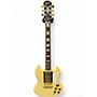 Used 2000s Epiphone G400 Les Paul (SG) Antique Ivory Solid Body Electric Guitar Antique Ivory