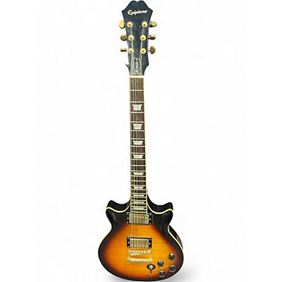 Used 2000s Epiphone GENISIS Tobacco Burst Solid Body Electric Guitar