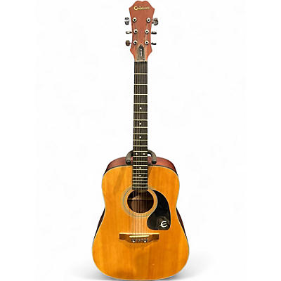 Used 2000s Epiphone PR200NS Natural Acoustic Guitar