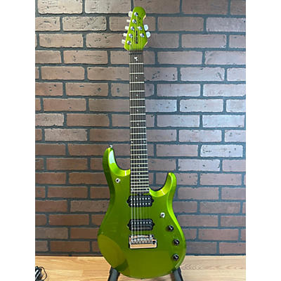 Ernie Ball Music Man Used 2000s Ernie Ball Music Man John Petrucci Dargie Delight 7 String Dargie Green Solid Body Electric Guitar