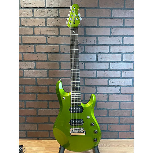 Ernie Ball Music Man Used 2000s Ernie Ball Music Man John Petrucci Dargie Delight 7 String Dargie Green Solid Body Electric Guitar Dargie Green