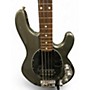 Used 2000s Ernie Ball Music Man Stingray 4 String Silver Electric Bass Guitar Silver
