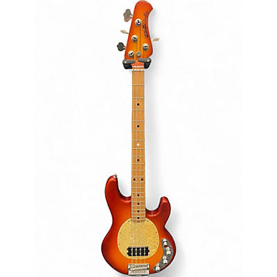 Used 2000s Ernie Ball Music Man Stingray H Autumn burst sparkle Electric Bass Guitar