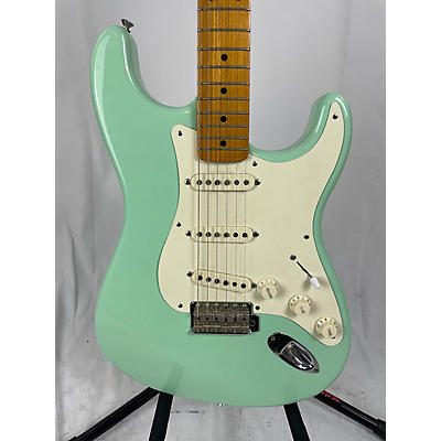 Fender Used 2000s Fender Classic Series 1950S Stratocaster Surf Green Solid Body Electric Guitar