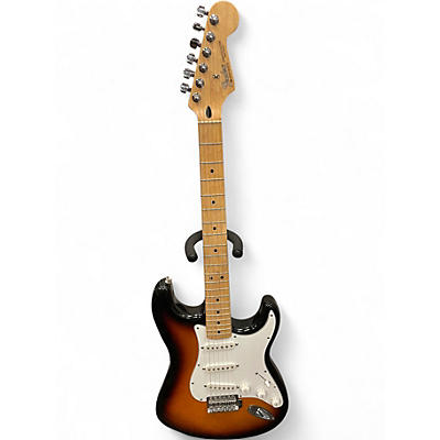 Used 2000s Fender Classic Series '60s Stratocaster 3 Tone Sunburst Solid Body Electric Guitar