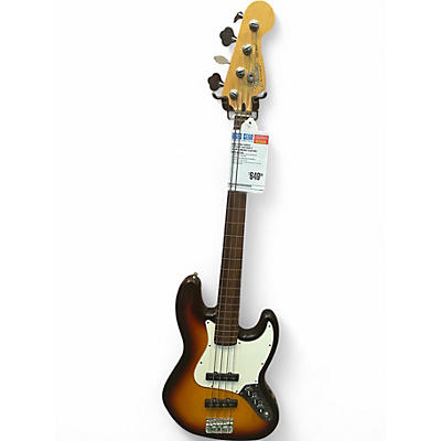 Used 2000s Fender Fretless Jazz Bass 2 Color Sunburst Electric Bass Guitar
