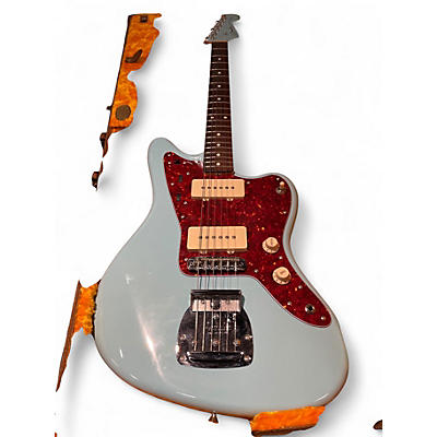 Used 2000s Fender JM66 Jazzmaster Daphne Blue Solid Body Electric Guitar