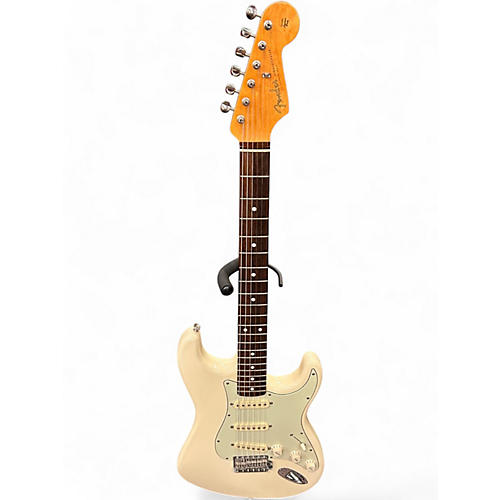 Used 2000s Fender John Mayer Special Editio Stratocaster Olympic White Solid Body Electric Guitar Olympic White