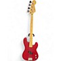 Used 2000s Fender Player Precision Bass Candy Apple Red Electric Bass Guitar Candy Apple Red