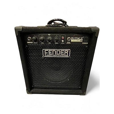 Used 2000s Fender Rumble 15 15W 1X8 Bass Combo Amp