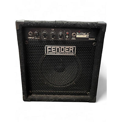 Used 2000s Fender Rumble 15 15W 1X8 Bass Combo Amp