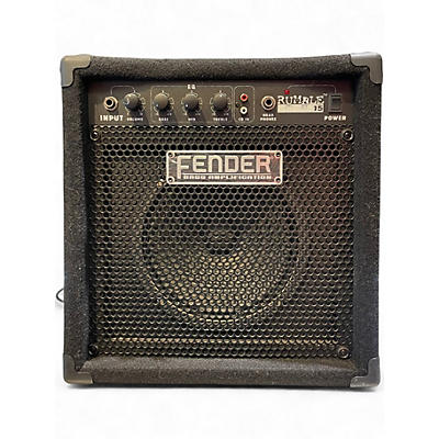 Used 2000s Fender Rumble 15 15W 1X8 Bass Combo Amp