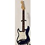 Used Fender Used 2000s Fender Standard Stratocaster Left Handed Blue Electric Guitar Blue