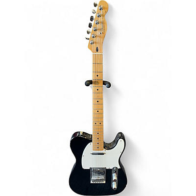 Used 2000s Fender Standard Telecaster Black Solid Body Electric Guitar