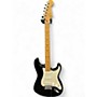 Used 2000s Fender Stratocaster BLACK Solid Body Electric Guitar BLACK