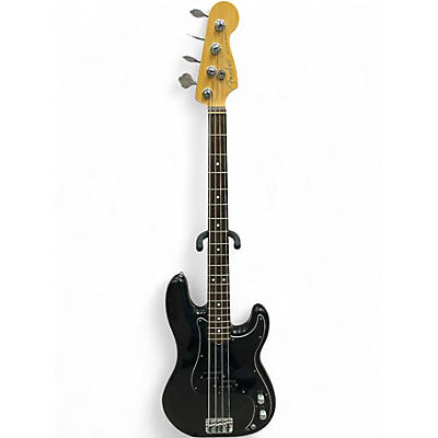 Used 2000s Fender precision bass Black Electric Bass Guitar