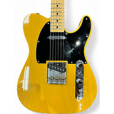 Used 2000s Fender telecaster Butterscotch Solid Body Electric Guitar
