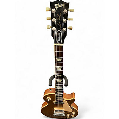 Used 2000s Gibson 30th anniversary les paul deluxe Gold Top Solid Body Electric Guitar