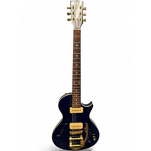 Used 2000s Gibson blues hawk Blue Hollow Body Electric Guitar Blue