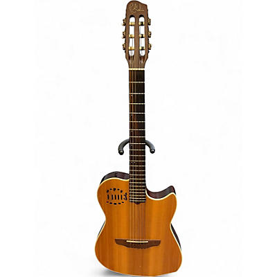 Used 2000s Godin Ambient duet Natural Acoustic Electric Guitar