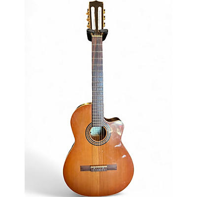 Used 2000s Godin La Patrie Hybrid CW QII Lightburst Classical Acoustic Electric Guitar