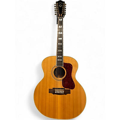 Used 2000s Guild  F512 Natural 12 String Acoustic Guitar